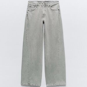Zara TRF regular length high waist jeans